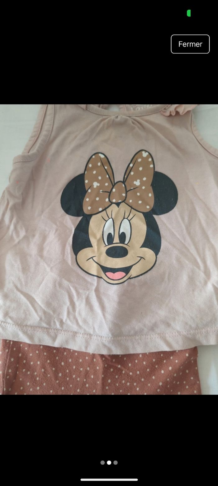 Ensemble Minnie 12 mois - photo numéro 2