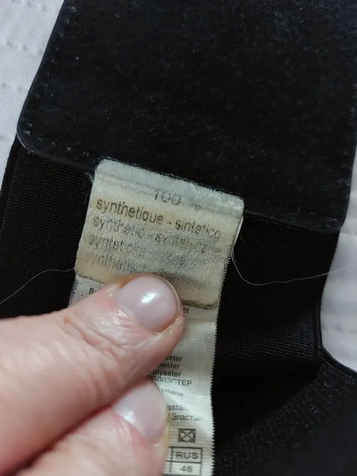 Ceinture cuir imitation croco avec bande élastique - photo numéro 6