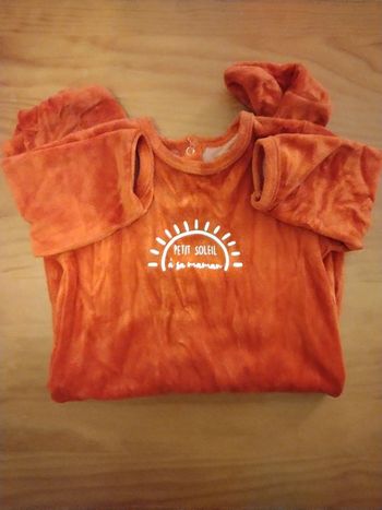 Pyjama velours Verbaudet 9 mois