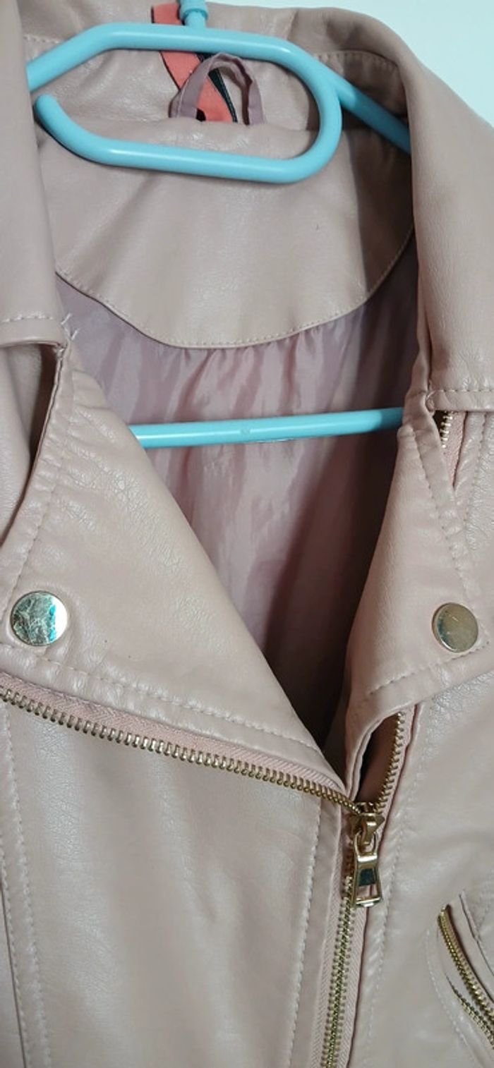 Blazer simili cuir fille - photo numéro 5
