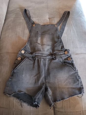 Salopette courte fille 10 ans