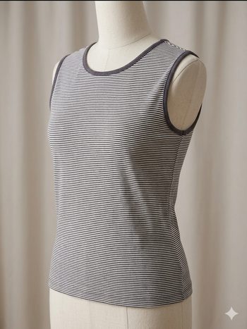 Débardeur rayé marine et blanc Taille M Gap