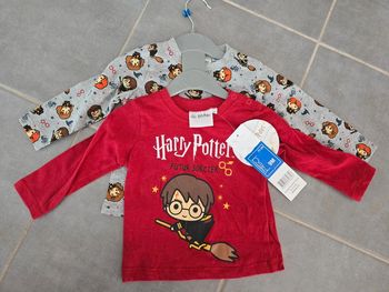 Lot de 2 tee shirts manches longues Harry potter