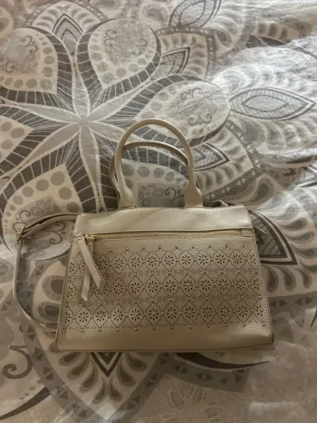 Sac à main beige