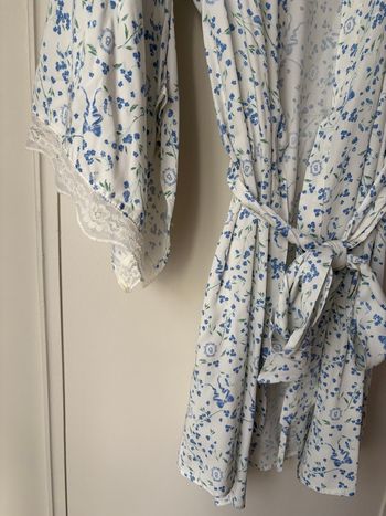 Peignoir mi-long à motif floral Bridgerton - XXL