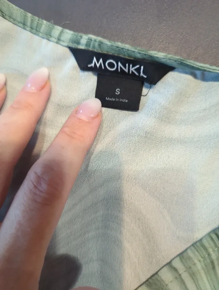 Blouse effet cache coeur monki - photo numéro 4