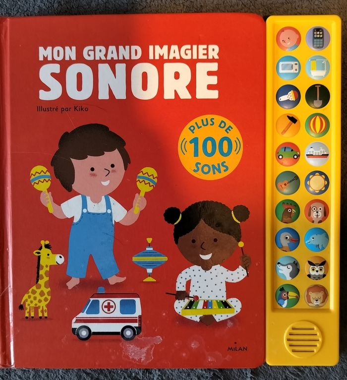 Livre imagier sonore