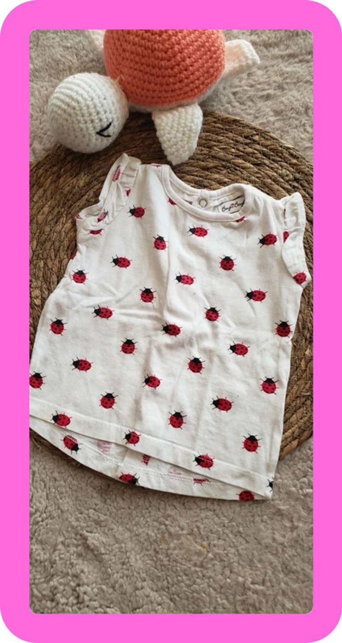 Tee shirt fille 6mois