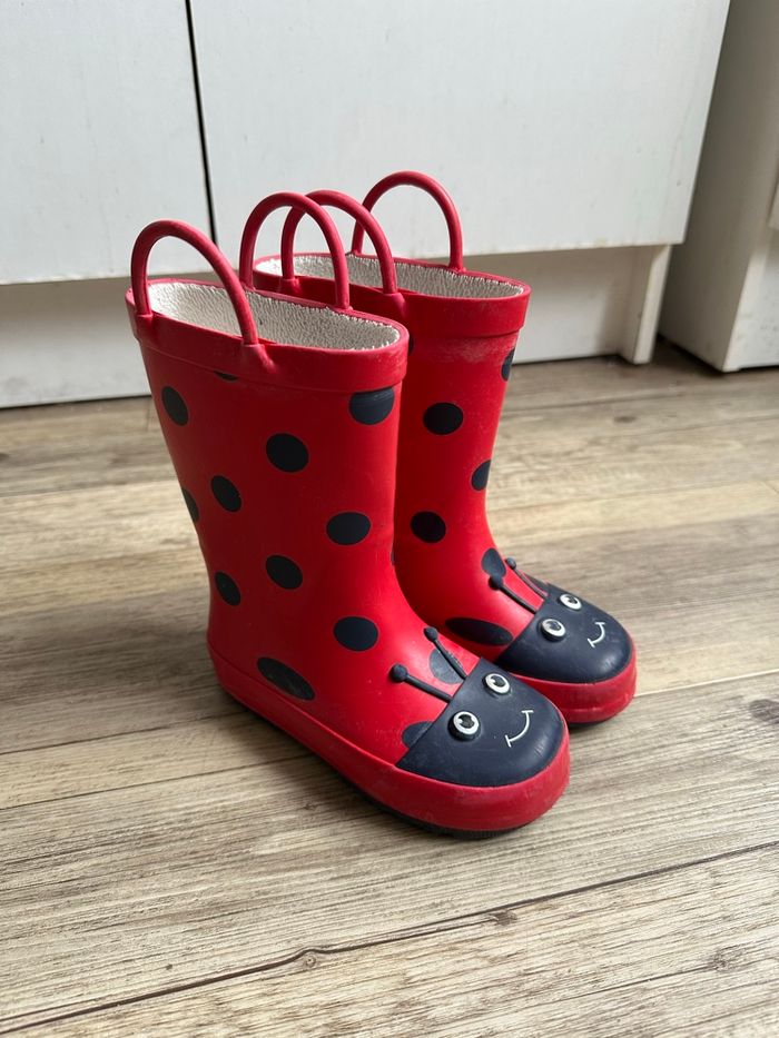 Bottes de pluie coccinelle rouge taille 8 (25,5) Next