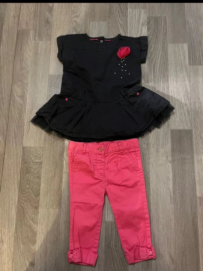 Ensemble tunique plus pantalon 12 mois