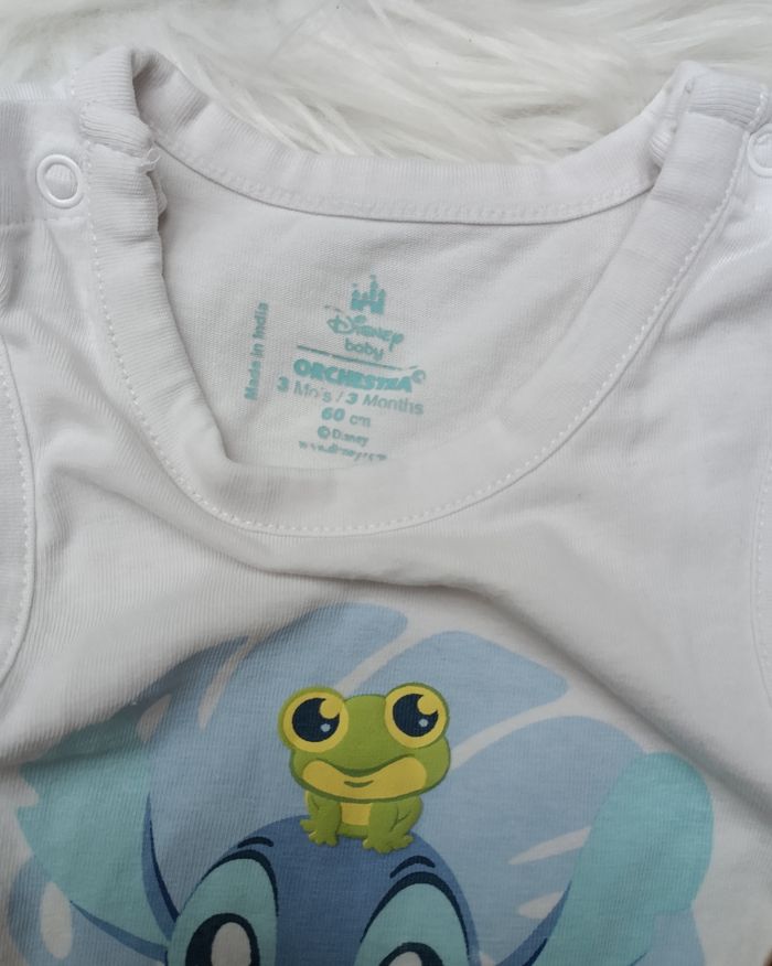 Body sans manche Stitch 3  mois - photo numéro 2