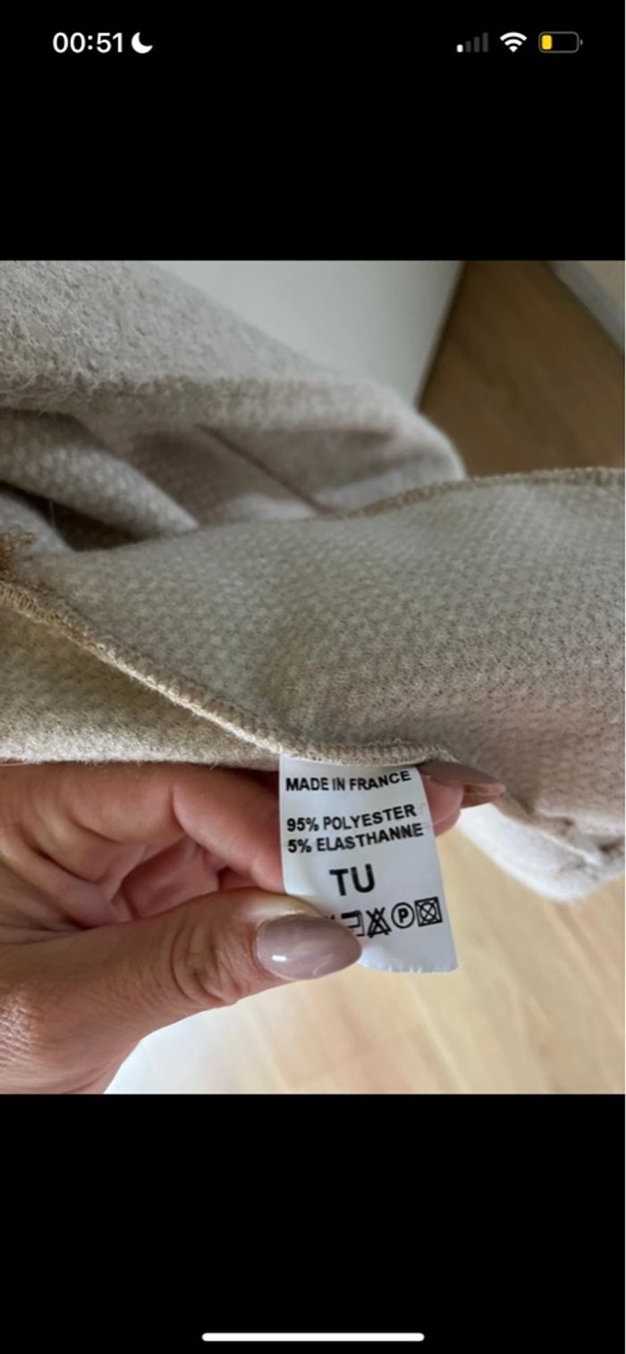 Veste sans manches beige taille unique - photo numéro 4