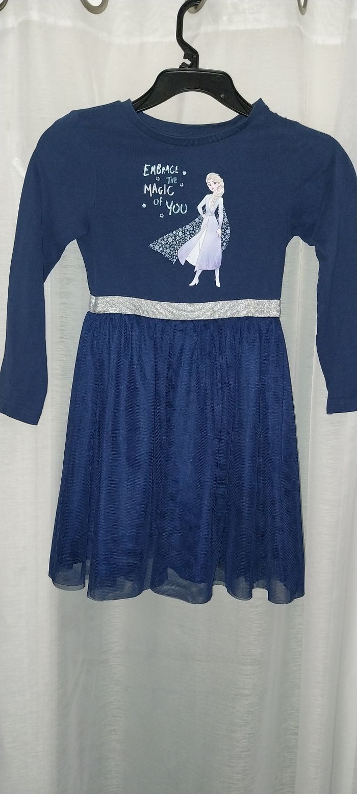 Robe reine des neiges 7-8 ans