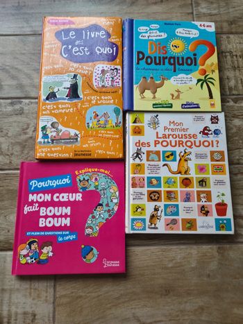 Lot de 4 livres pourquoi