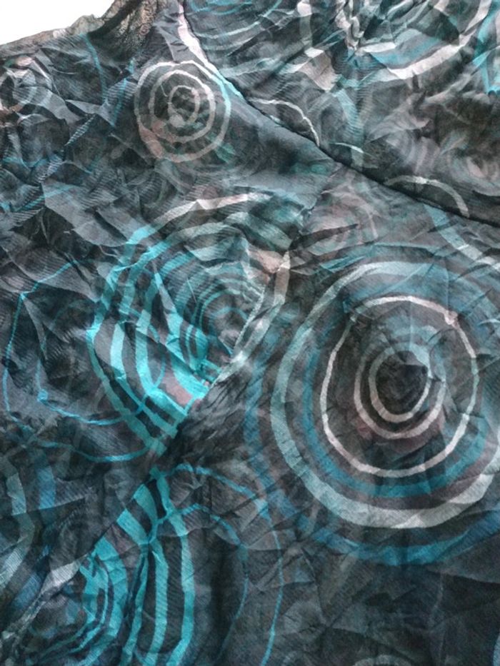 Robe tunique Formul bleu turquoise - photo numéro 4