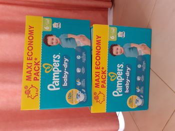 Pampers Baby Dry - 2 Maxi Eco Pack - 160 couches - Taille 6 👶