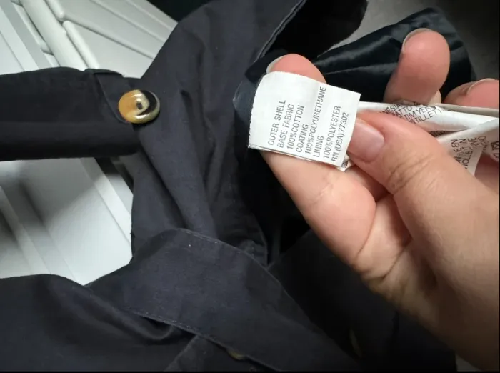 Trench bleu marine Zara fille 7/8 ans - photo numéro 14