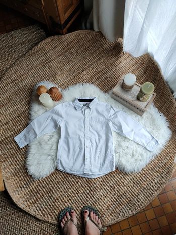 Chemise blanche 6 ans garçon