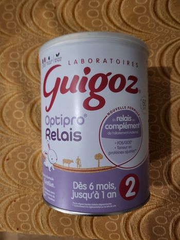 Lait bébé guigoz