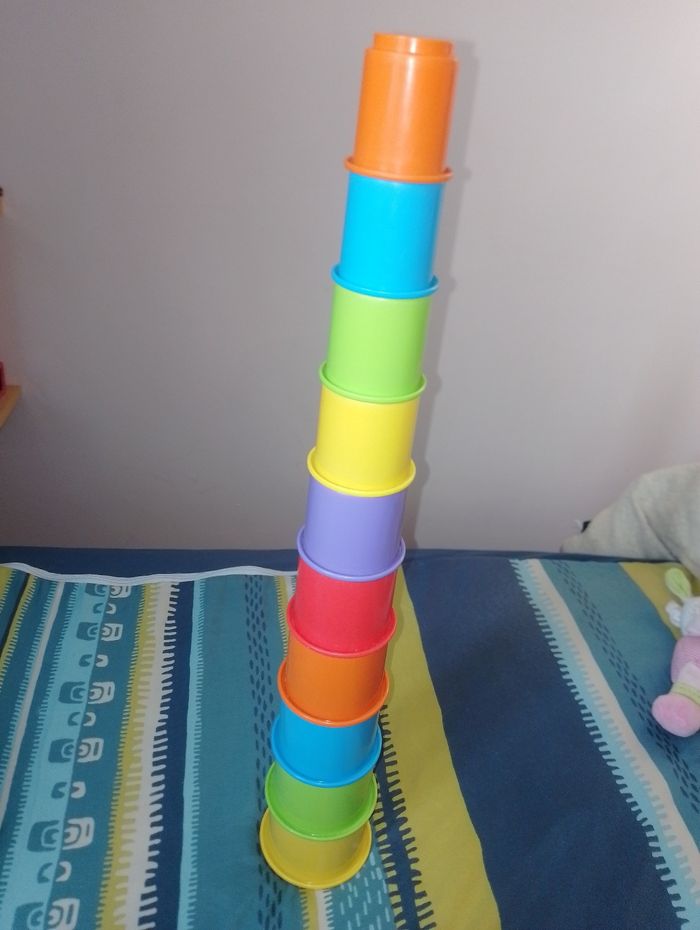 Tour à empiler, emboîtable, grande pyramide - photo numéro 2