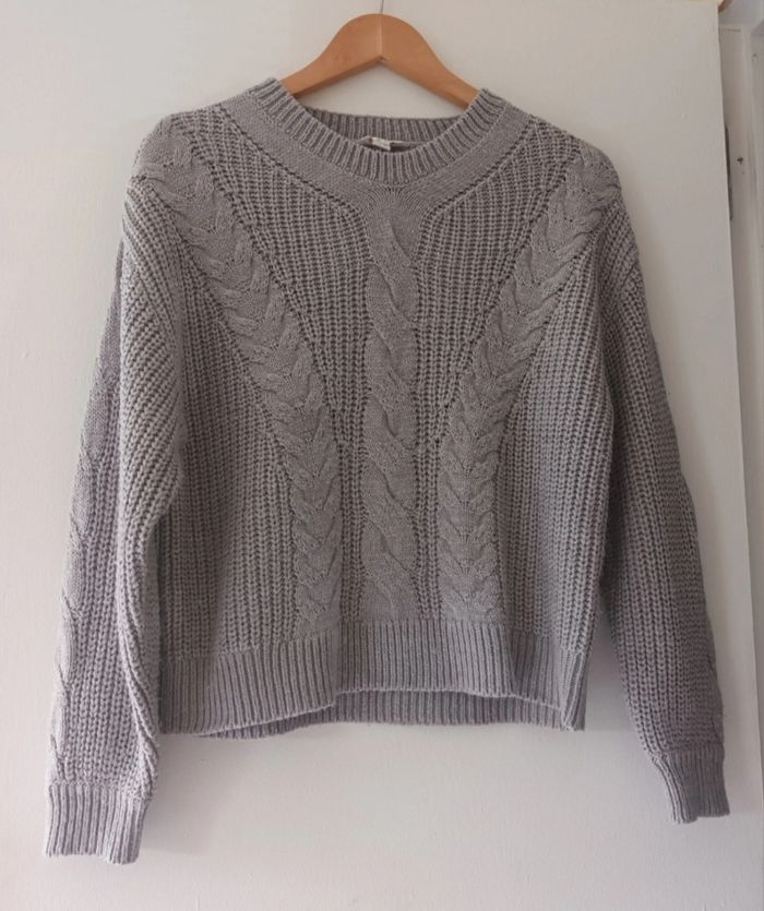 Pull d'Hiver Femme Gris 💐🌾 - photo numéro 3