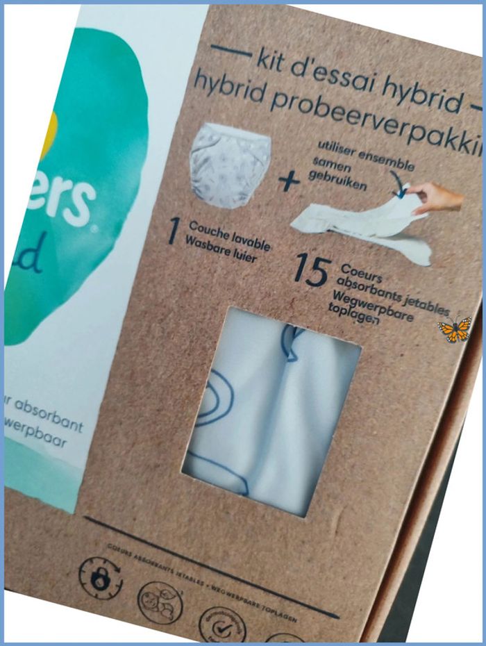 Pampers hybrid/ couche lavable+ 15 changes. - photo numéro 3