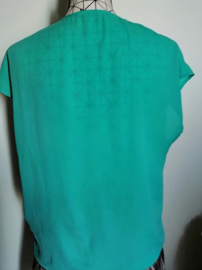Blouse / haut vert d'eau - photo numéro 5