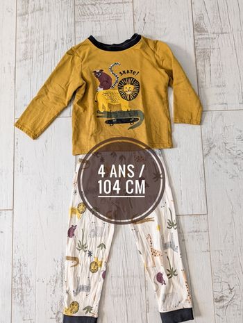👶 Pyjama garçon Du Pareil Au Même – taille 4 ans / 104 cm - TBE 