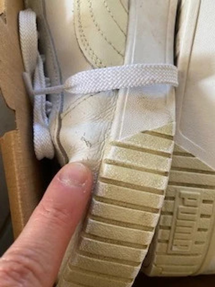 Puma Carina blanche et amande / crème taille 39 - photo numéro 20