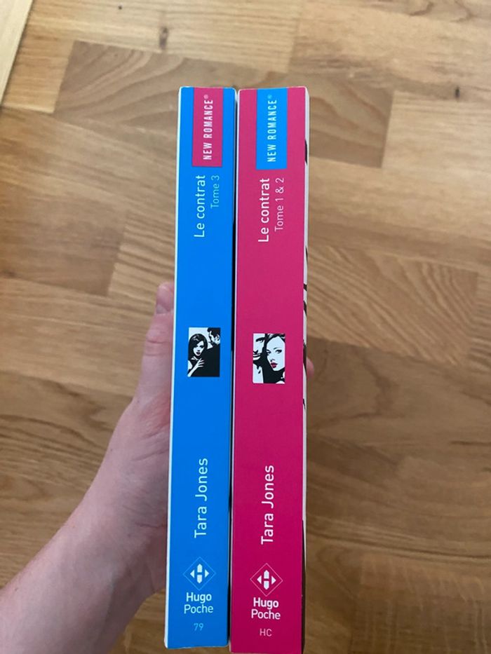 Lot livres série complète le contrat tome 1,2,3 Hugo poche new romance - photo numéro 3