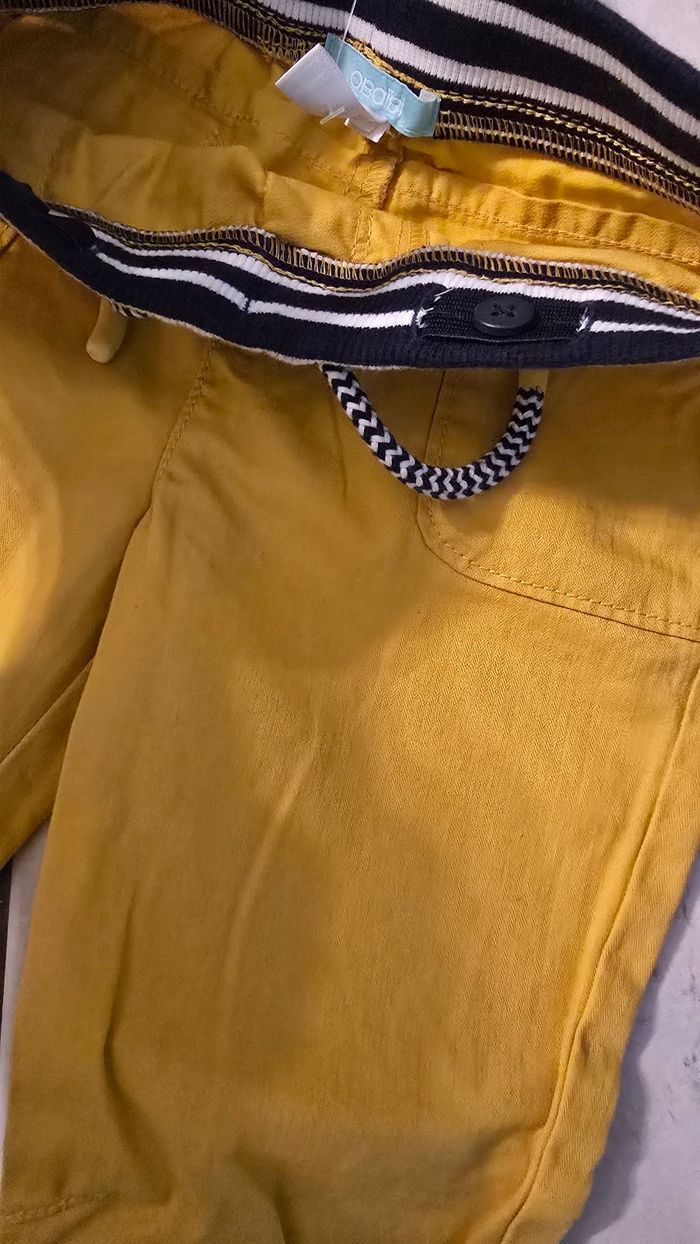 (Neufs non portés) 🏷🏷💙😍🥰 superbe ensemble teeshirt ml et pantalon toile 3ans garçon 🥰😍 - photo numéro 4