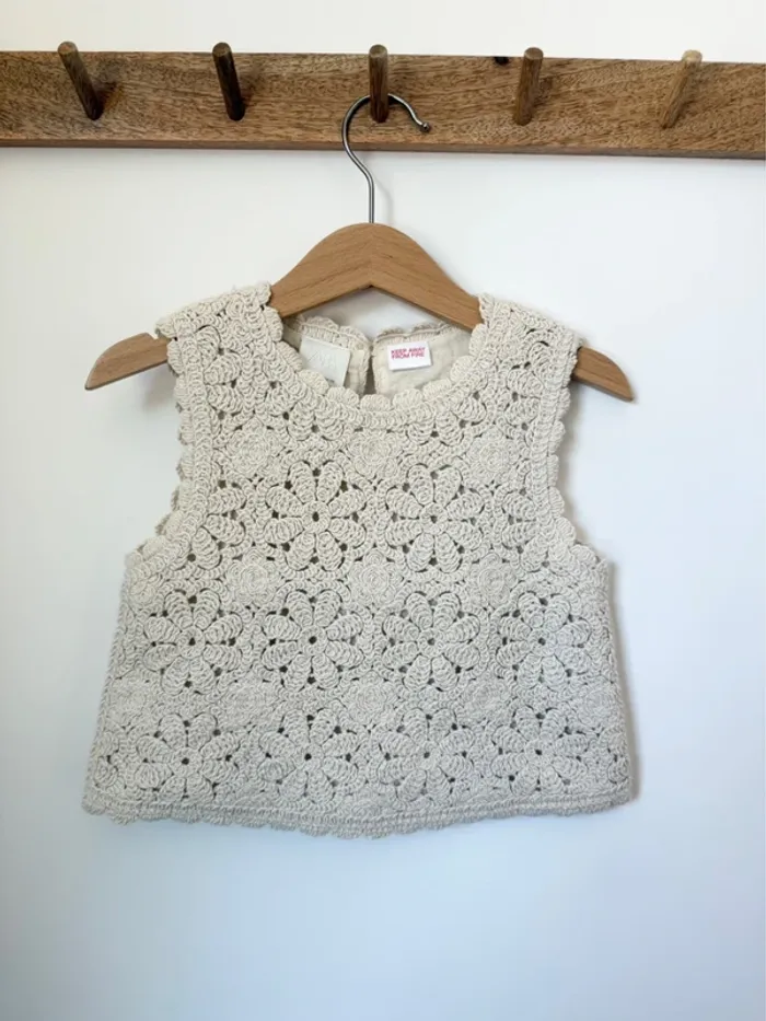 Haut en crochet neuf Zara - photo numéro 2
