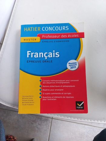 Livre de préparation au crpe français oral professeur des écoles