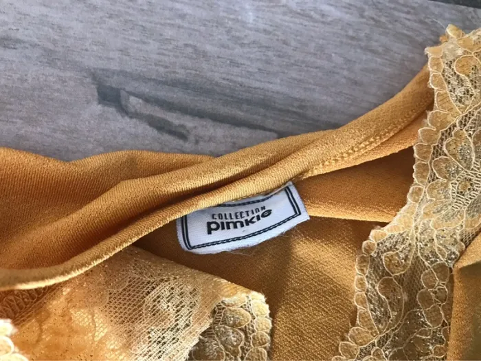 Body pimkie moutarde XS - photo numéro 2