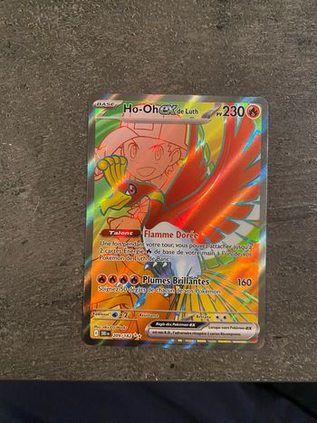 Carte Pokemon Ho-oh ex de Luth 209/182
