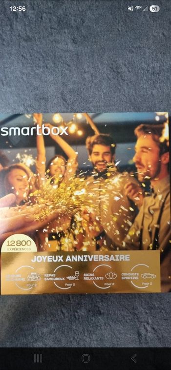 Smartbox joyeux anniversaire