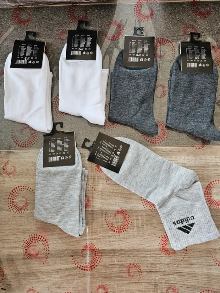 Lot de 6 paires de chaussettes Adidas - photo numéro 2