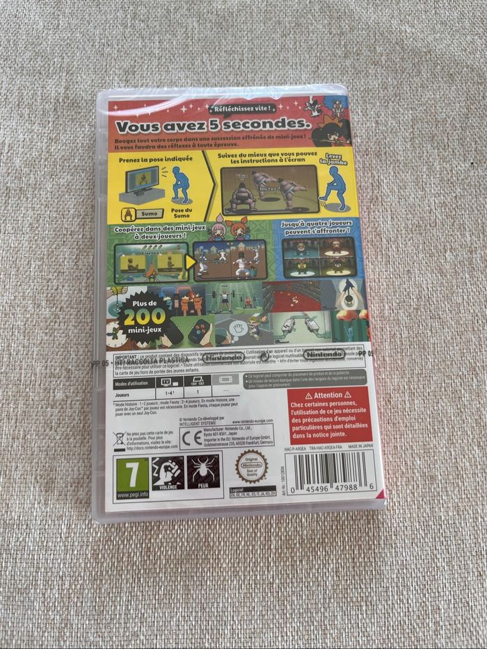 Jeu Nintendo switch wario ware move it - photo numéro 2