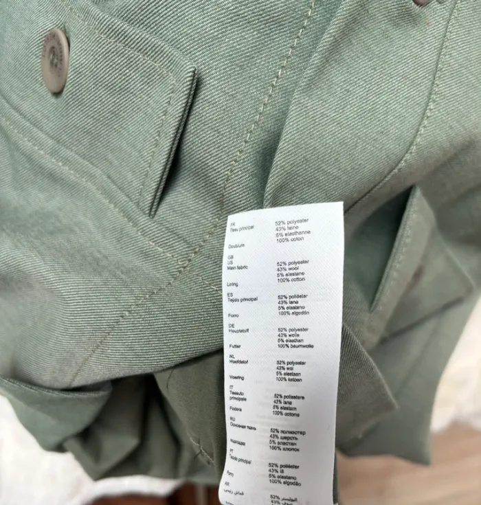 Combishort en laine Claudie Pierlot taille 38 - photo numéro 5