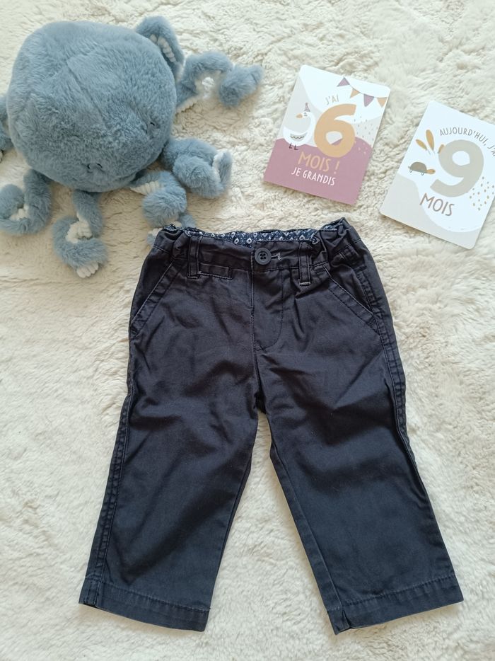 Pantalon 6-9 mois Zara baby - photo numéro 2