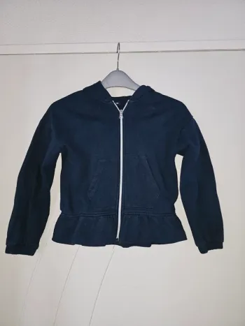 Veste sweat à capuche bleu Kiabi 8 ans