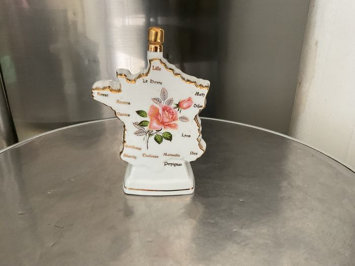 Carafe liqueur porcelaine FD de Chauvigny France