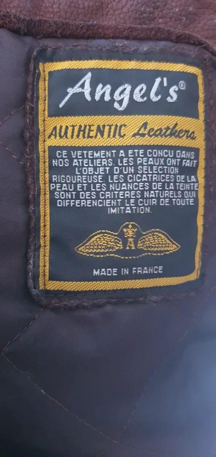 Manteau cuir moto Angel's M - photo numéro 9