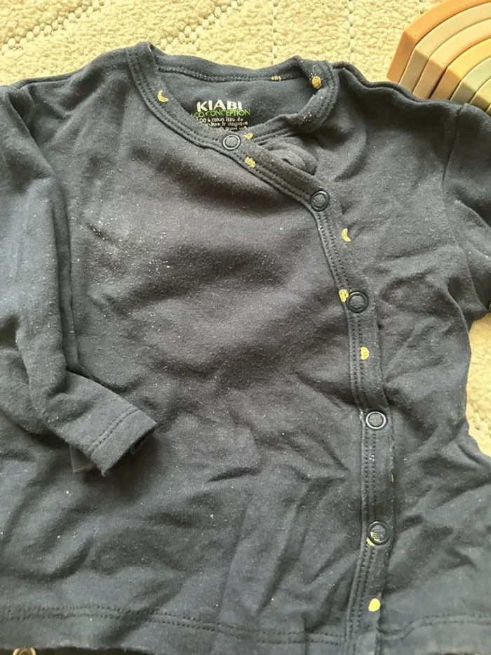 Pyjama 2 pièces bleu - photo numéro 2