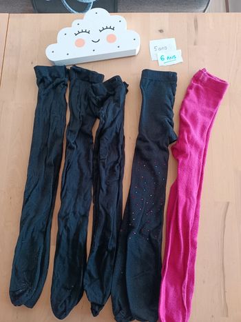 Lot Collants 5/6 ans