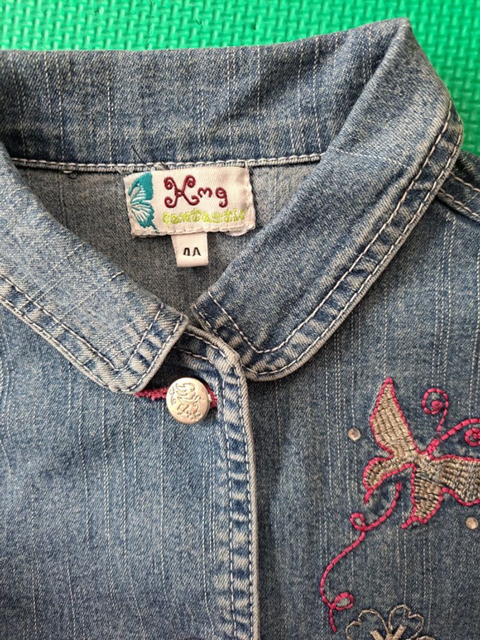 Veste en jean ceinturée KMG 4ans - photo numéro 3