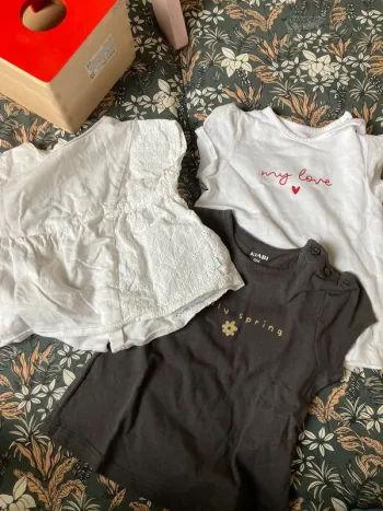 Lot 3 t-shirt 6 mois