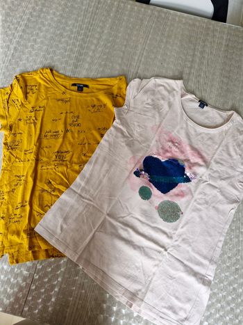 2 T-shirt fille