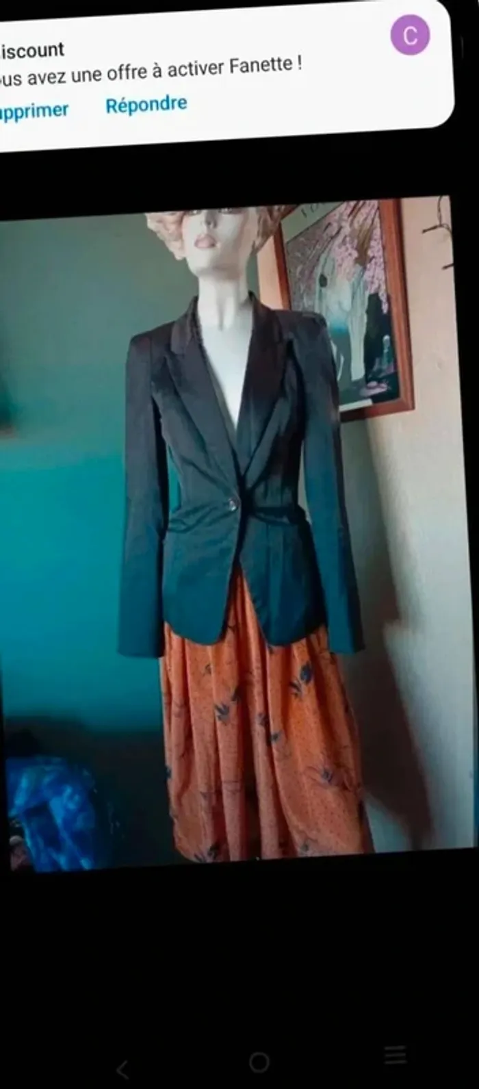 Blazer noir 34 - photo numéro 8