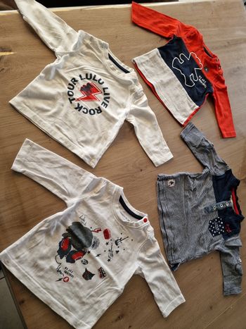 4 t-shirts 3 mois